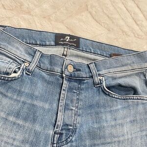 7 For All Mankind Men's Denim Jeans - Light Blue